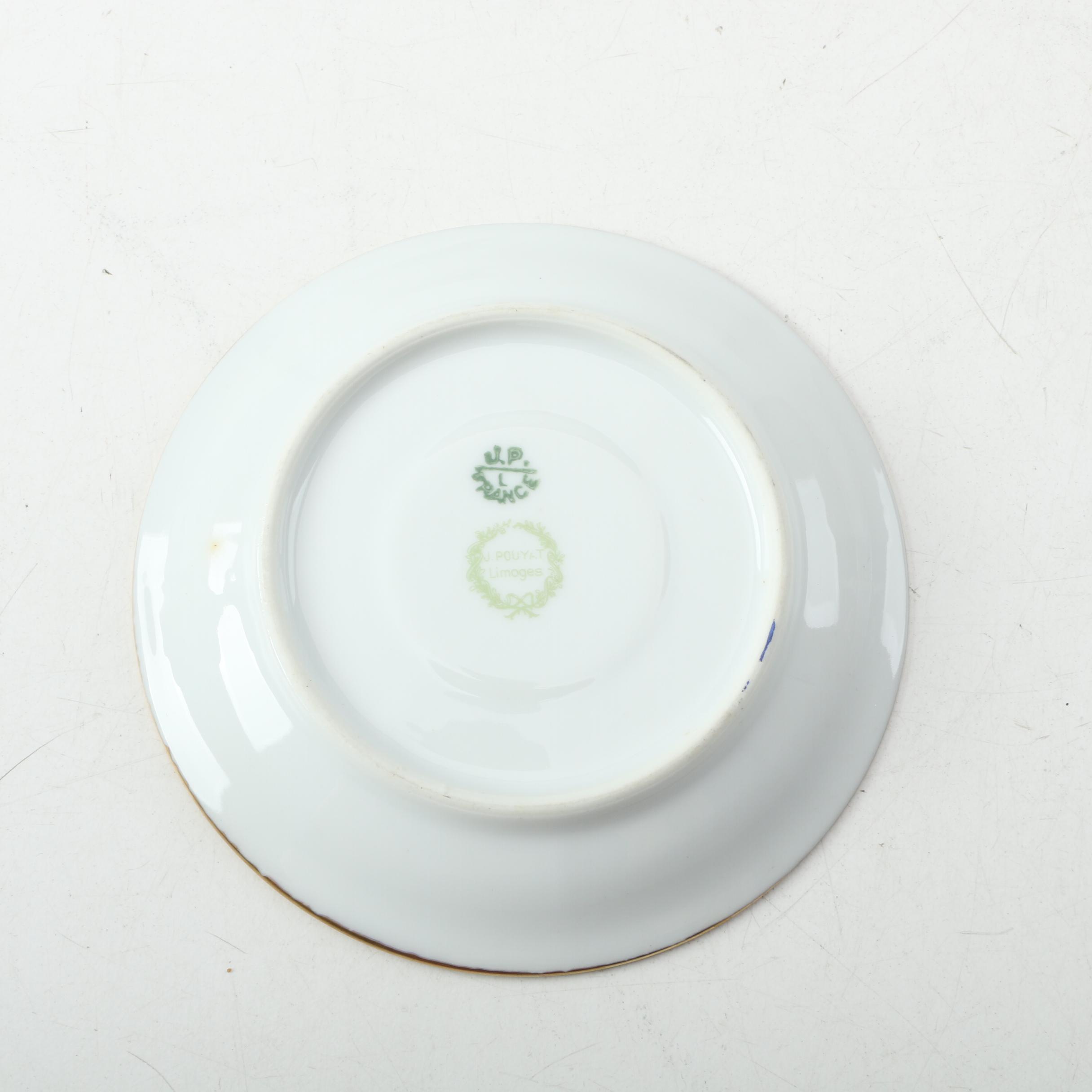 Limoges Porcelain Tableware Including Jean Pouyat