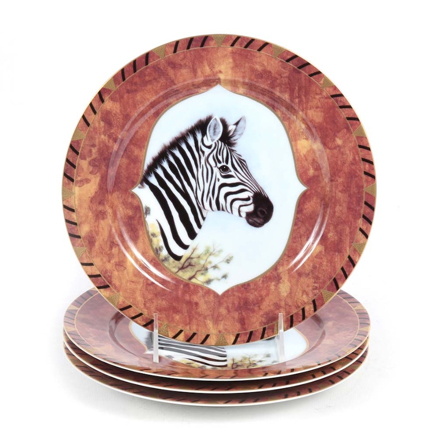 Lynn Chase "African Portraits" Luncheon Plates