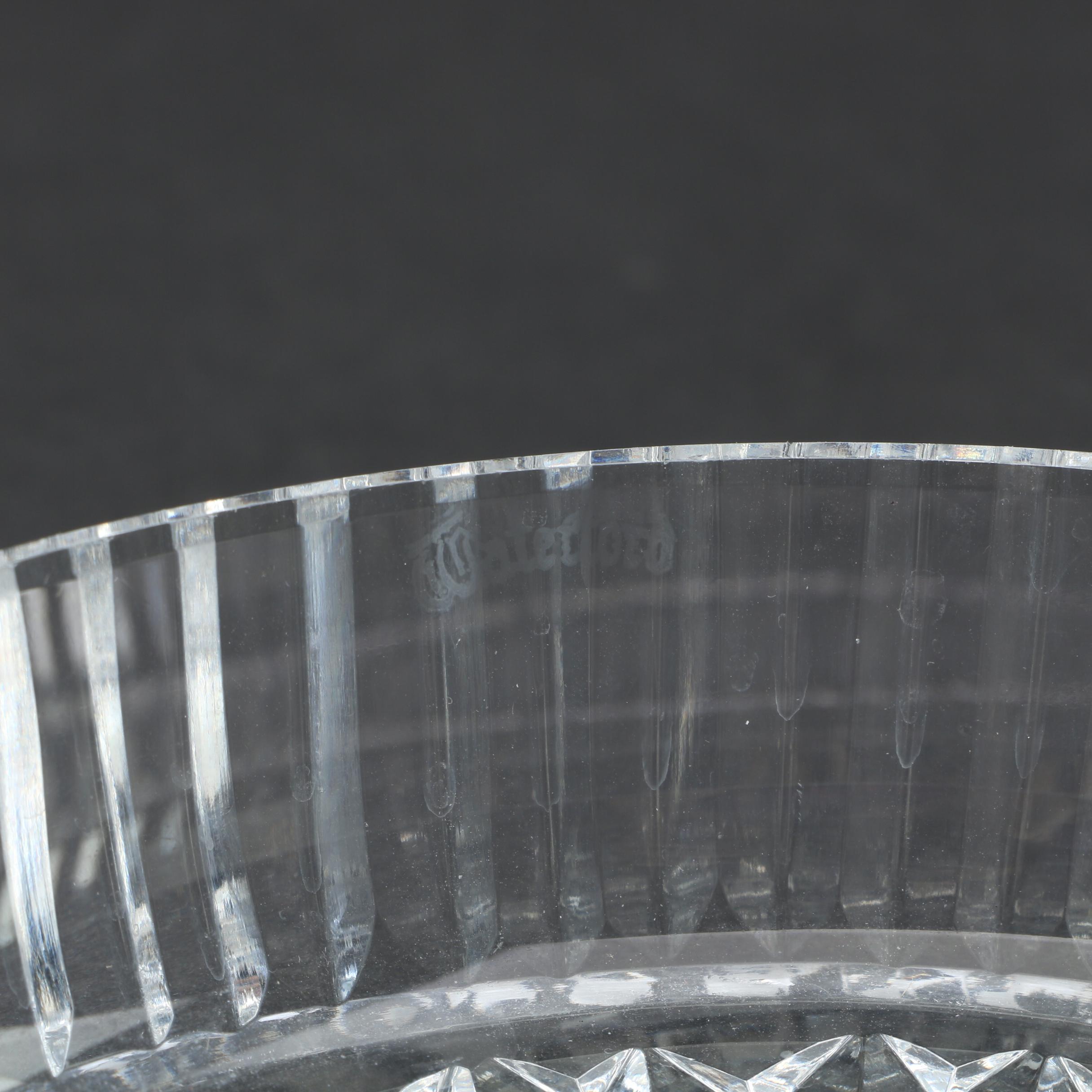 Waterford Crystal "Colleen" Biscuit Barrel with Pin Tray