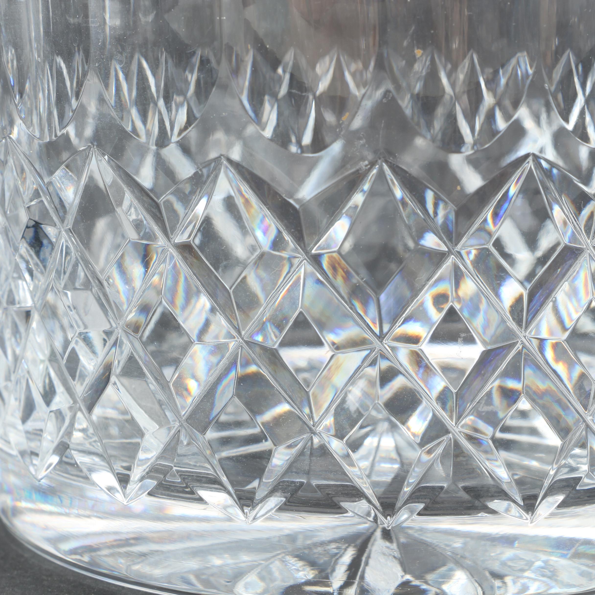 Waterford Crystal "Colleen" Biscuit Barrel with Pin Tray