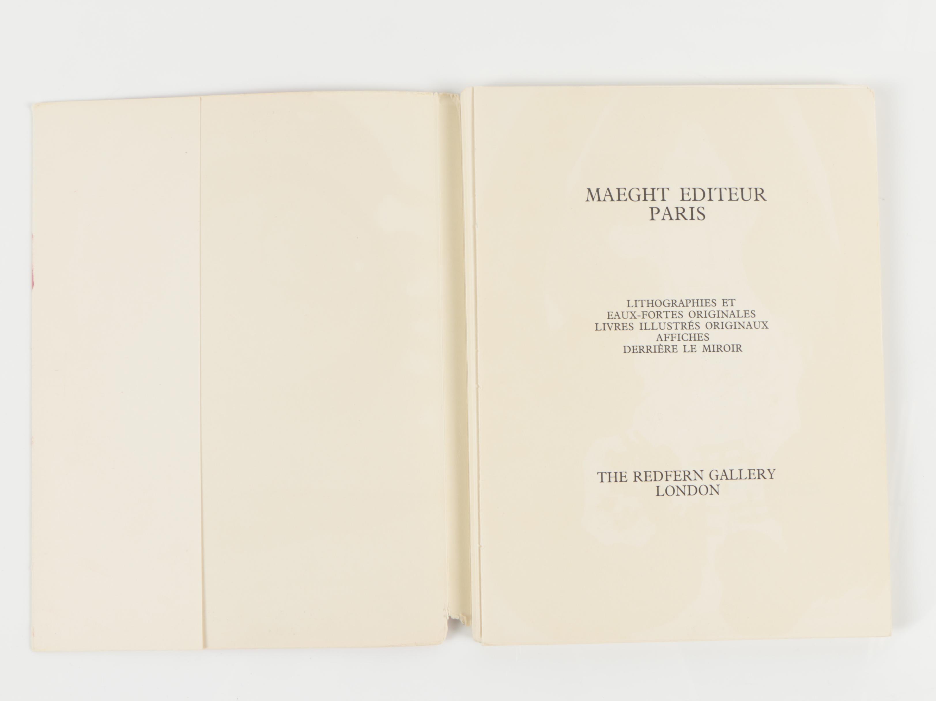 1966 "Gravures Maeght Editeur" Exhibition Catalogue