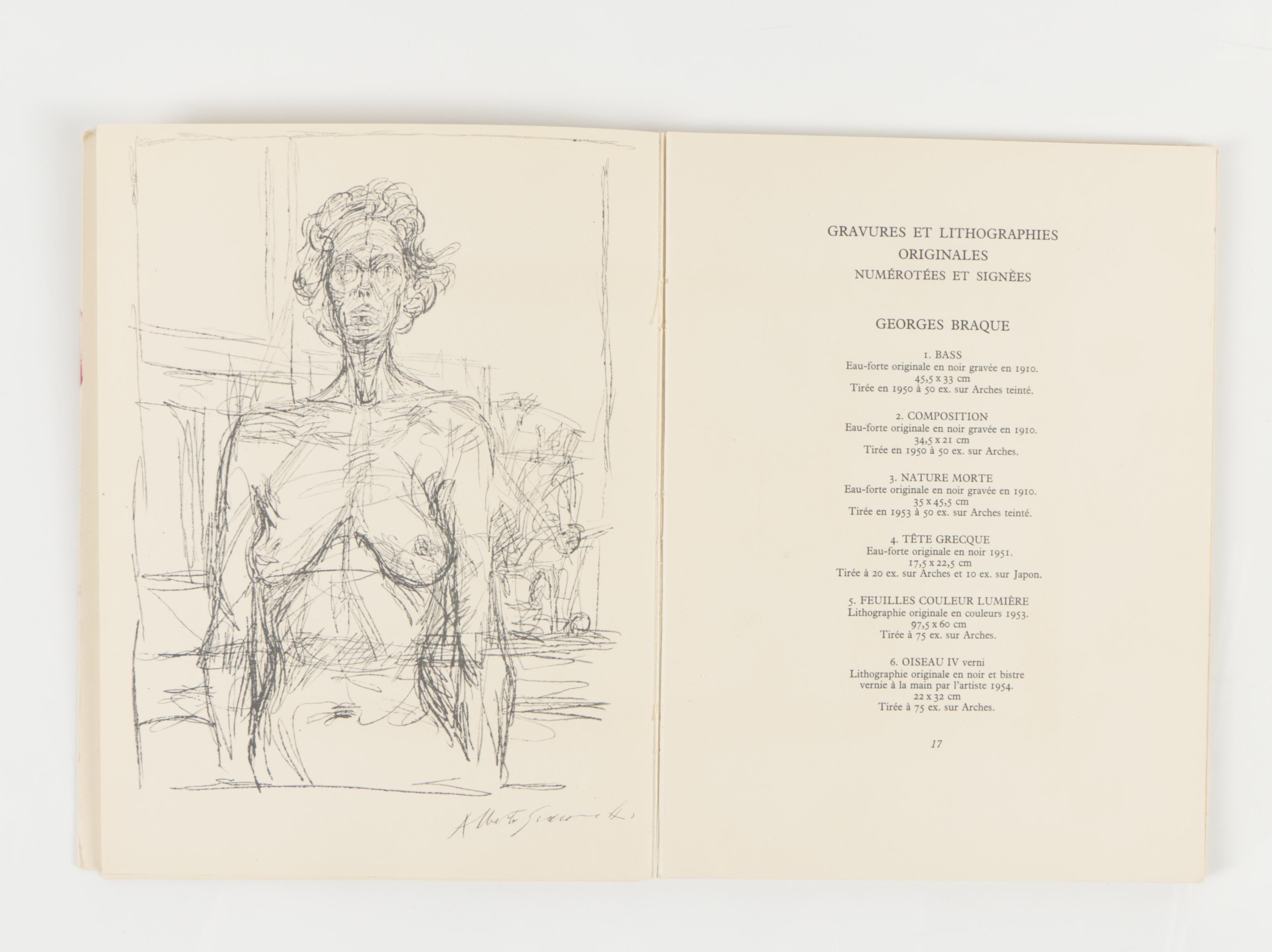 1966 "Gravures Maeght Editeur" Exhibition Catalogue