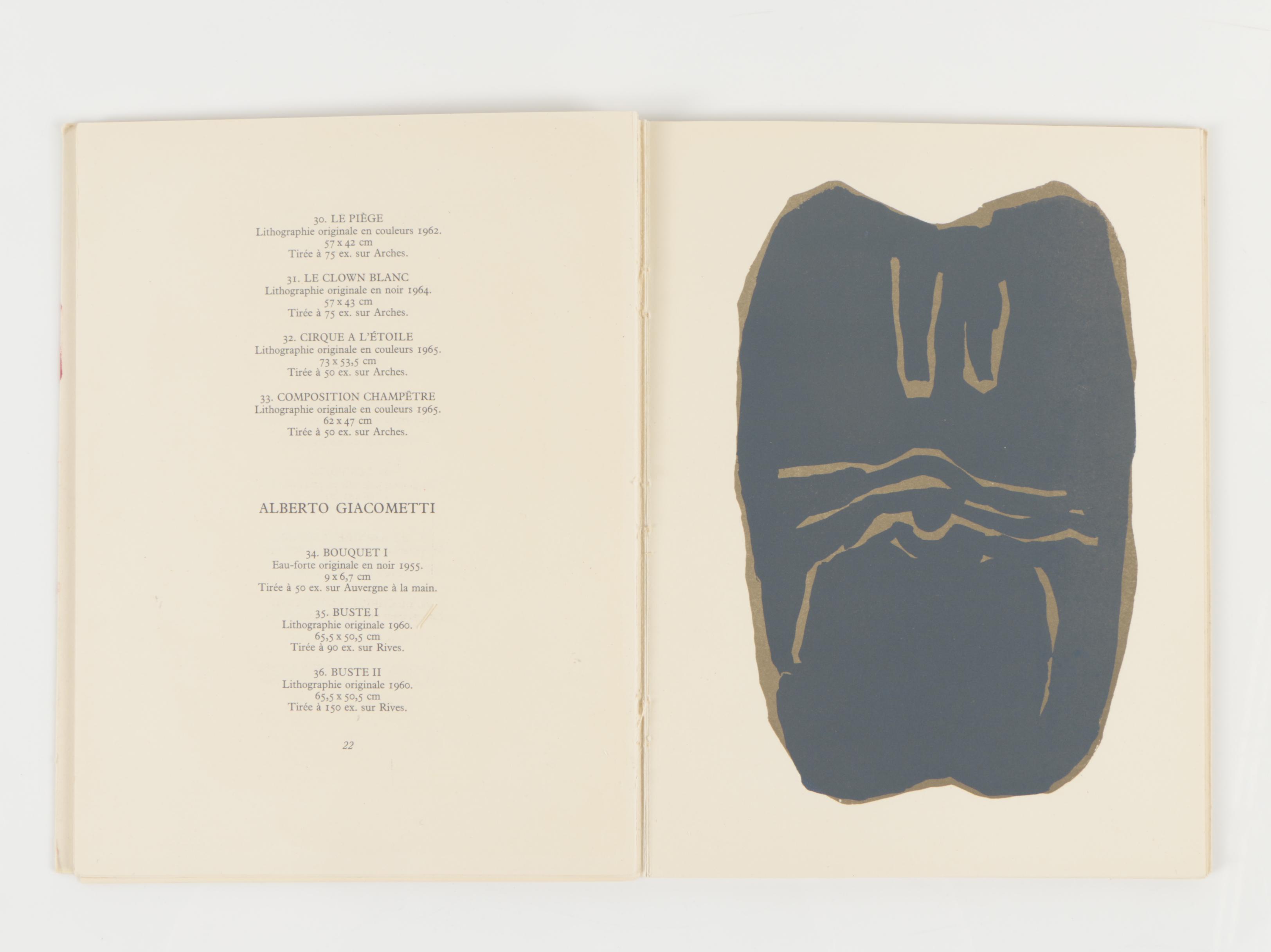 1966 "Gravures Maeght Editeur" Exhibition Catalogue