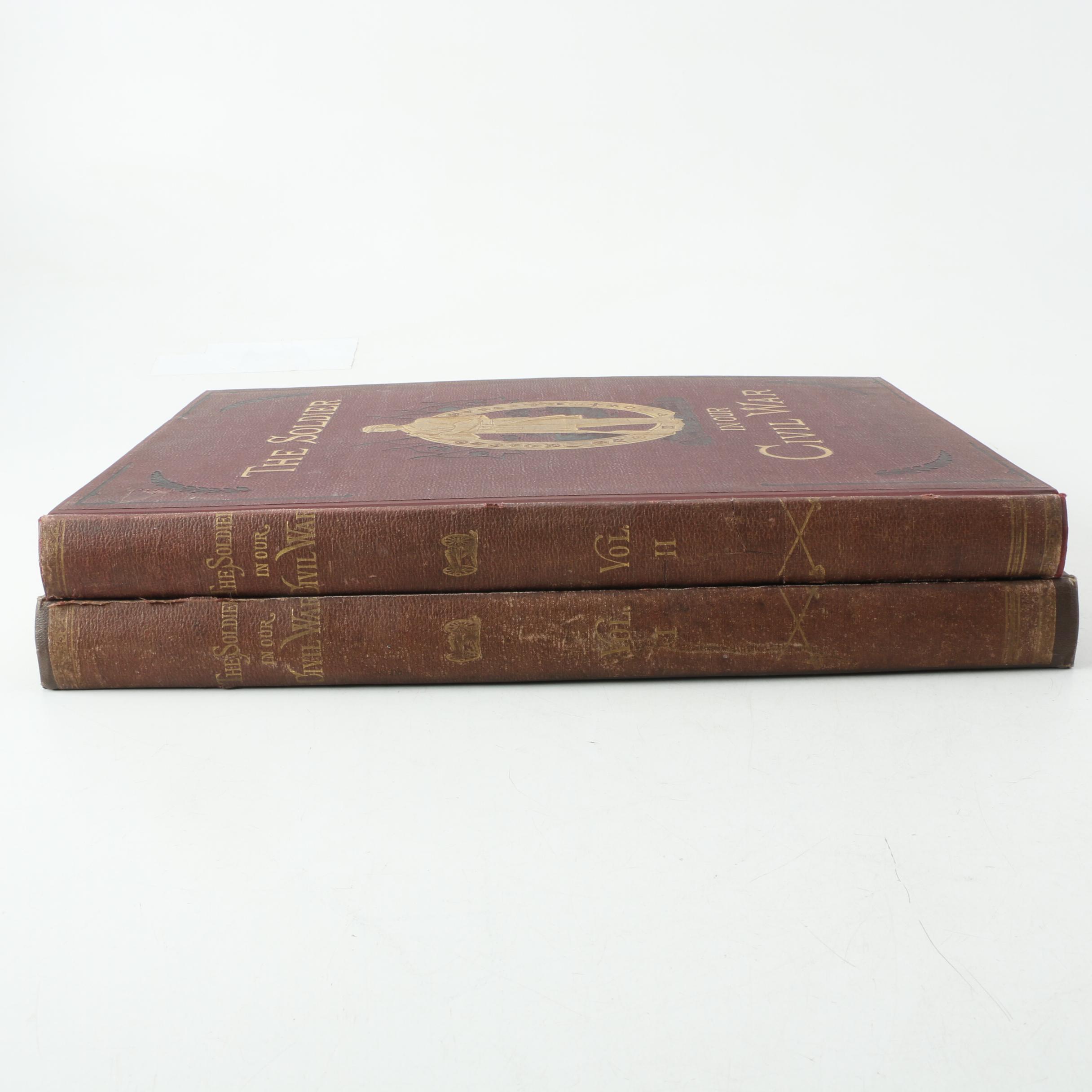 1890 "The Soldier In Our Civil War" by Frank Leslie in Two Volumes