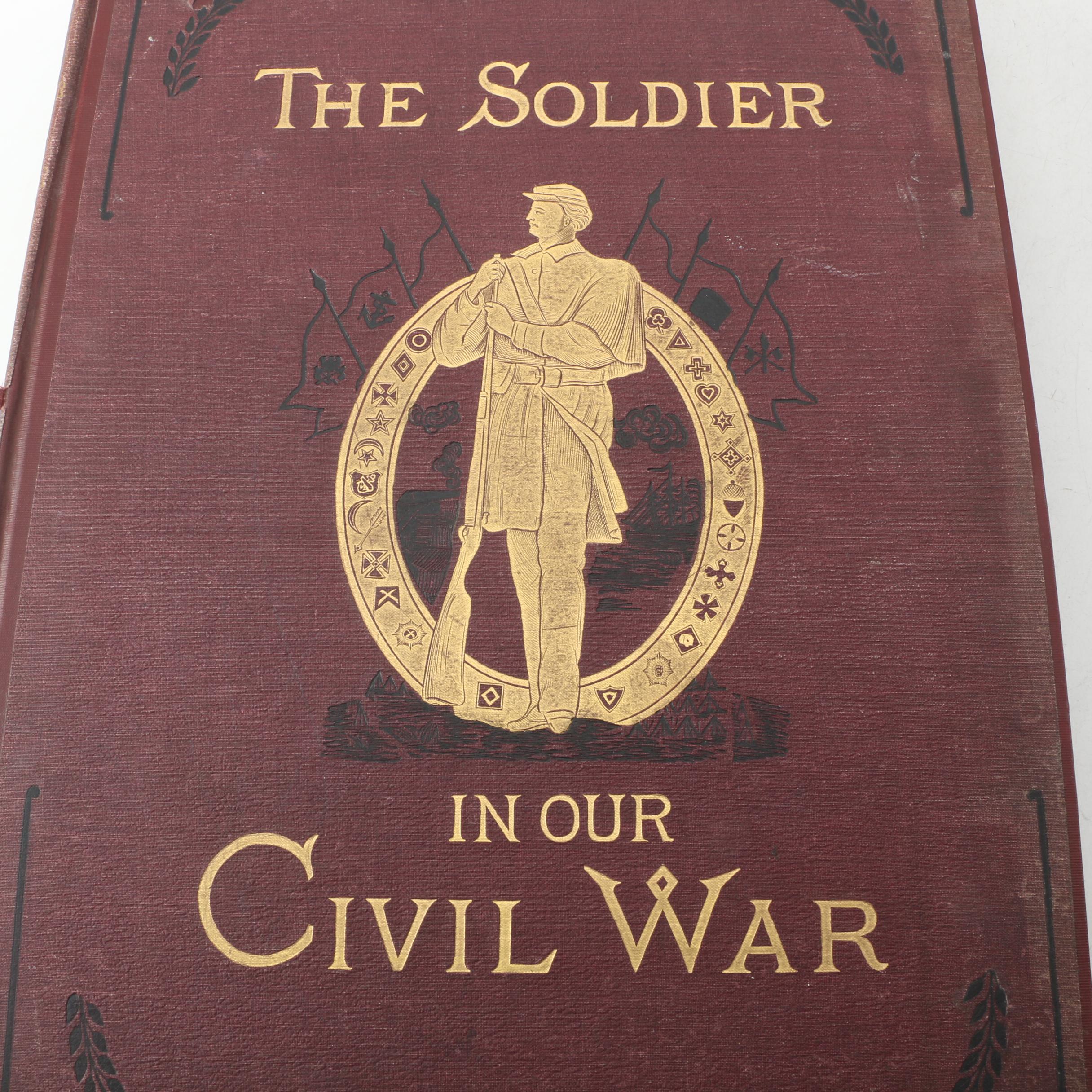 1890 "The Soldier In Our Civil War" by Frank Leslie in Two Volumes