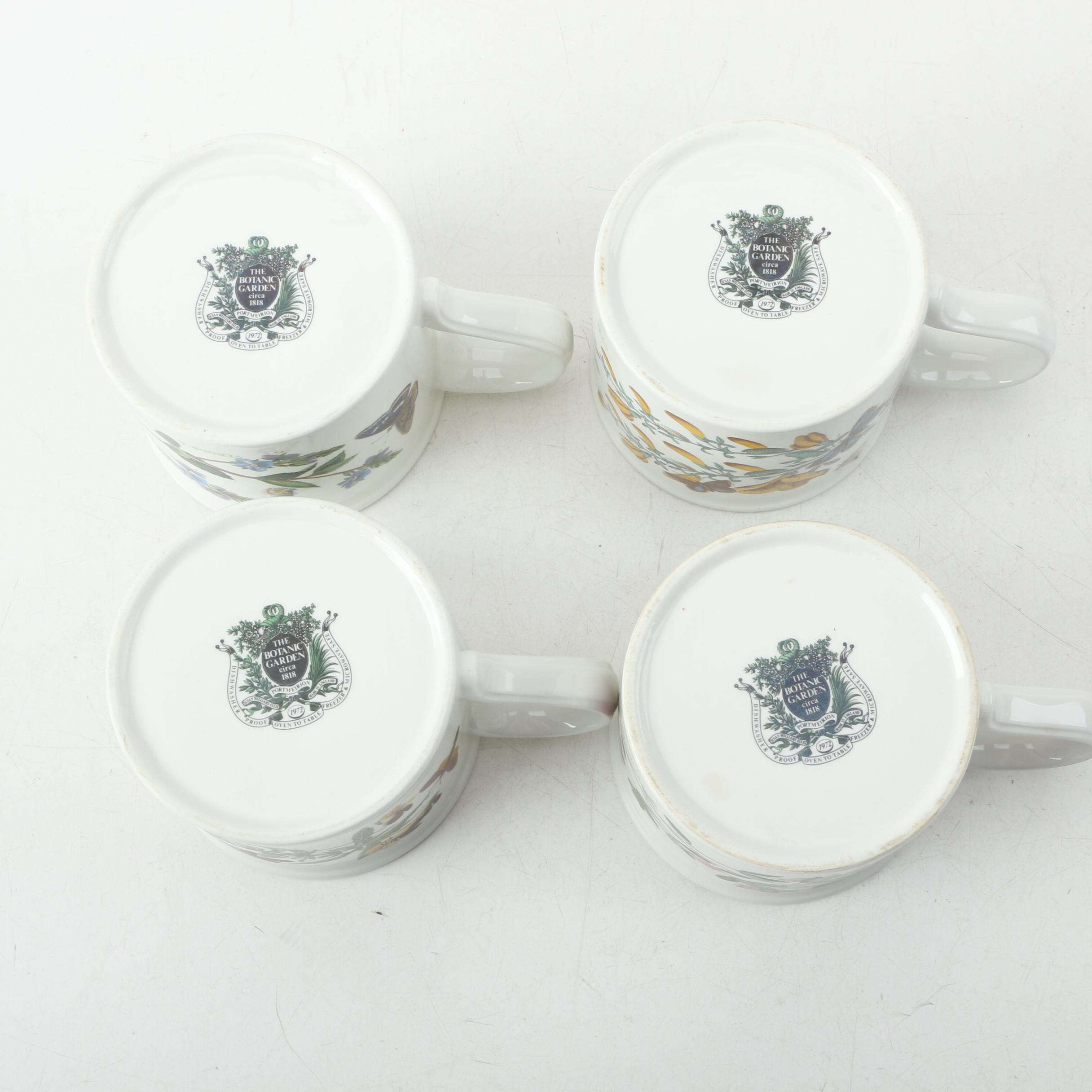 Portmeirion "Botanic Garden" Teacups and Saucers