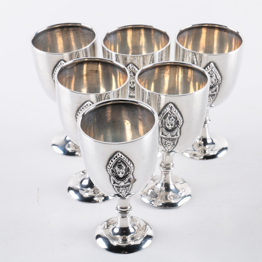 Siam Weighted Sterling Cordial Cups