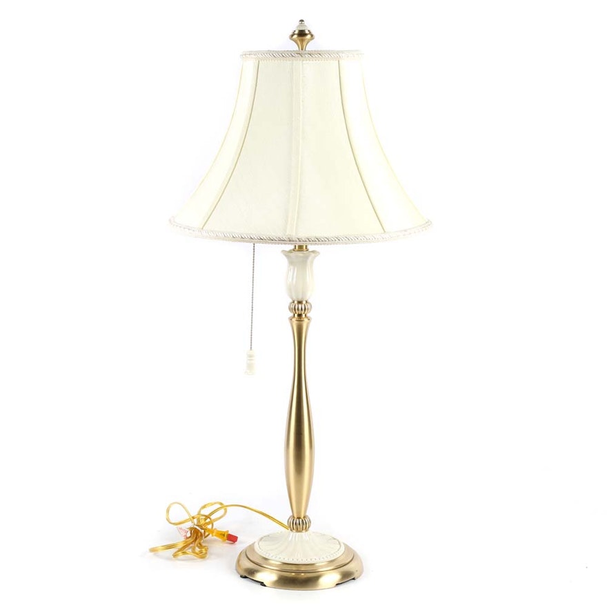 Quoizel for Lenox Brass Table Lamp