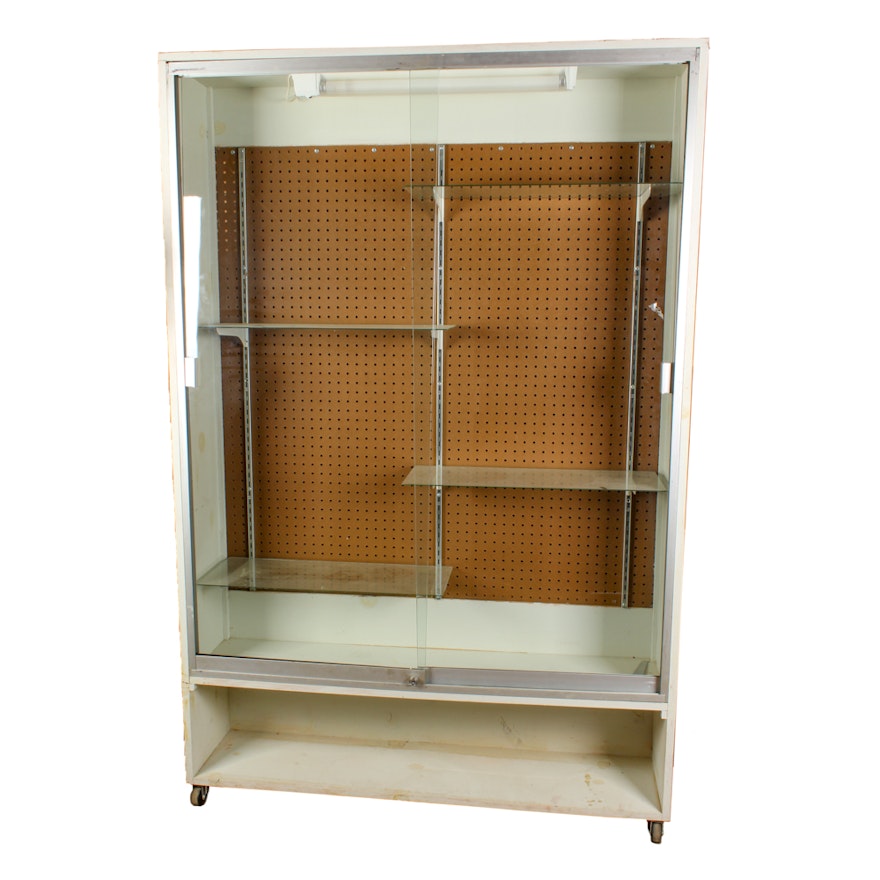 Glass and Composite Wood Display Case