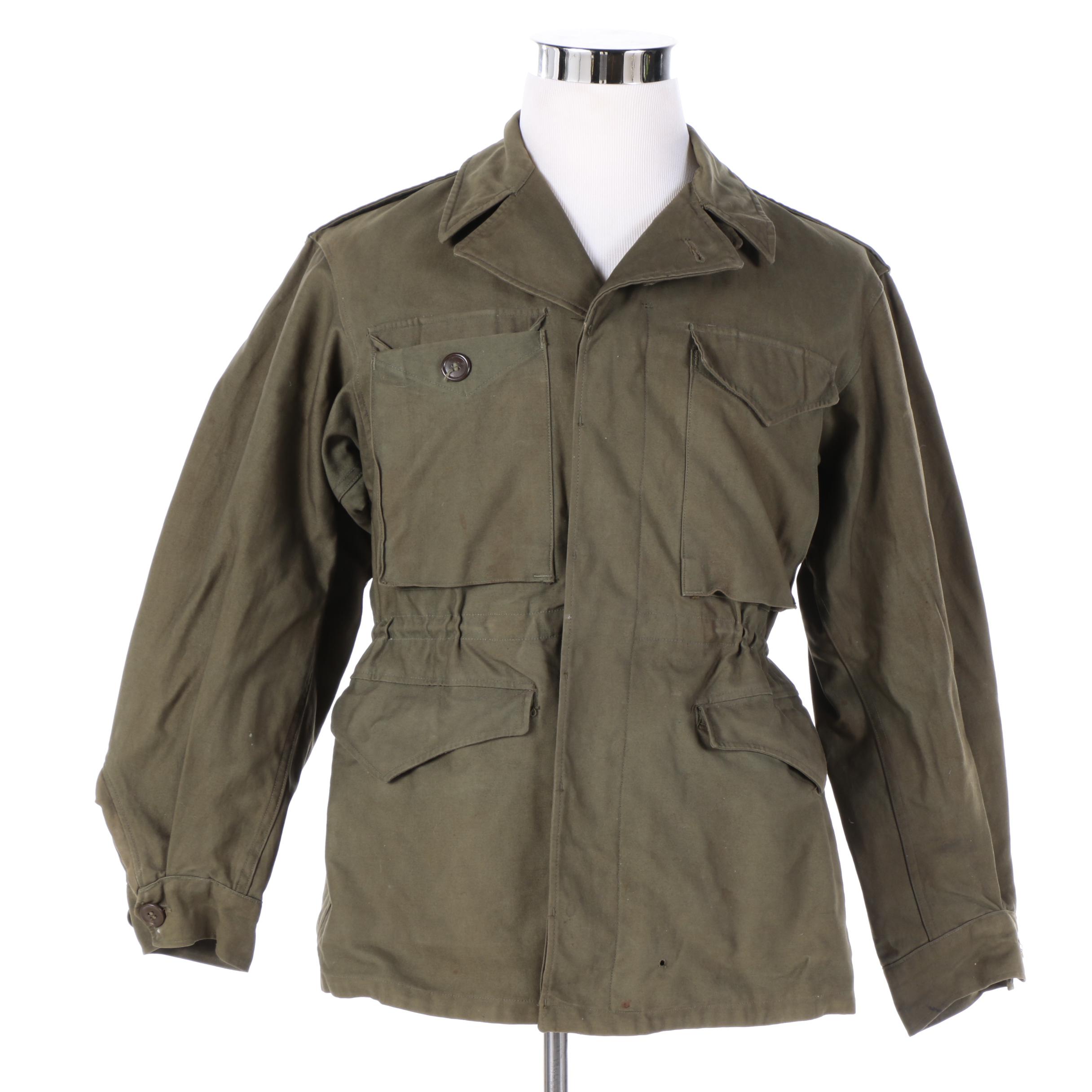 1943 Military Olive Khaki Field Jacket