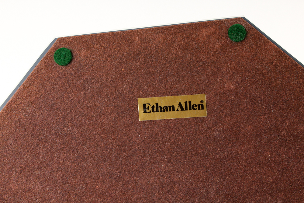 Vintage Carnival Glass Bottle and Charles Sadak Porcelain Plate