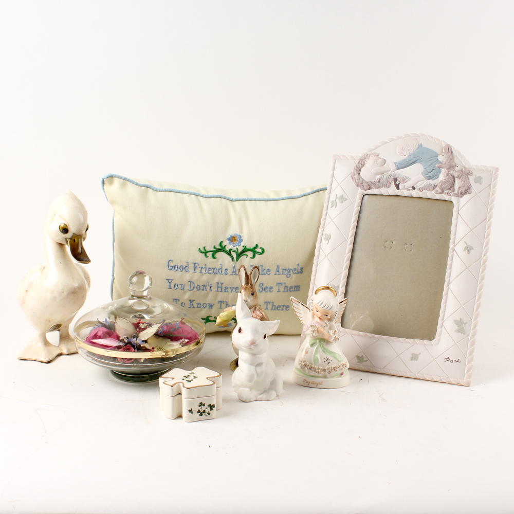 Beatrix Potter "Benjamin Ate a Lettuce Leaf" Ceramic Figurine and More