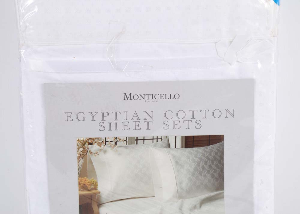 Monticello Egyptian Cotton King Sheet Set