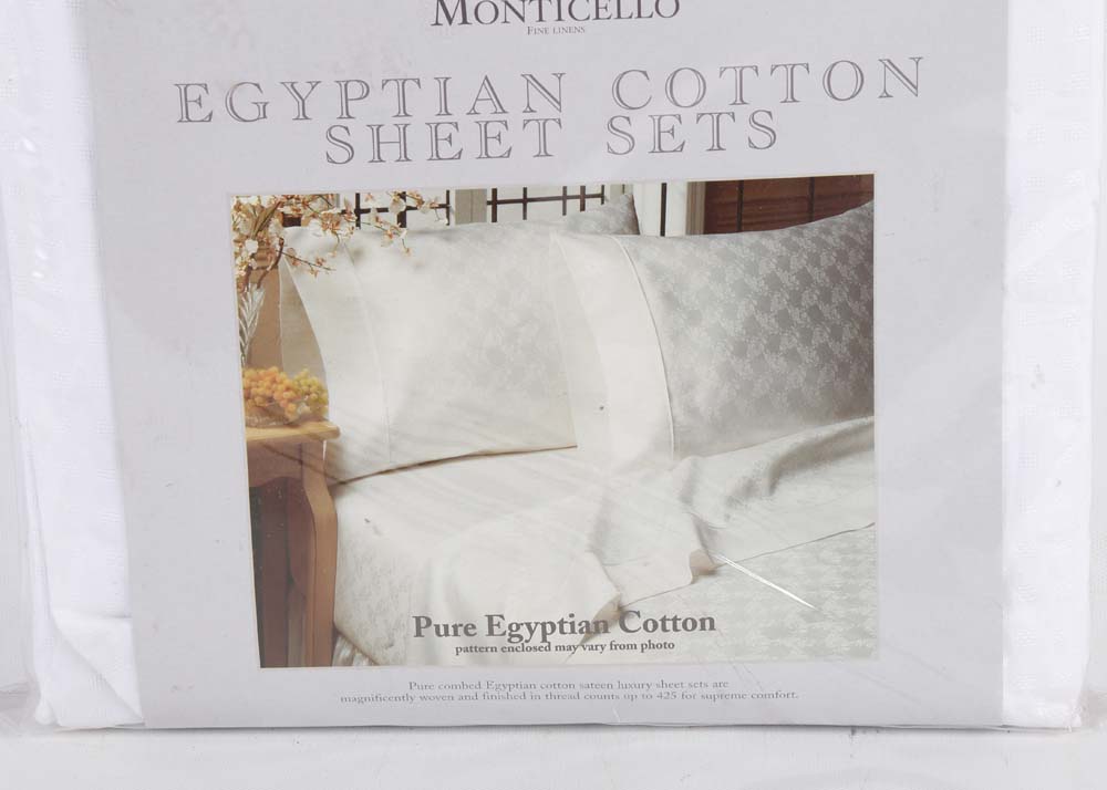 Monticello Egyptian Cotton King Sheet Set