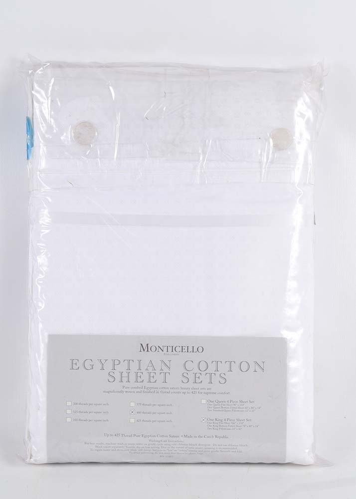 Monticello Egyptian Cotton King Sheet Set