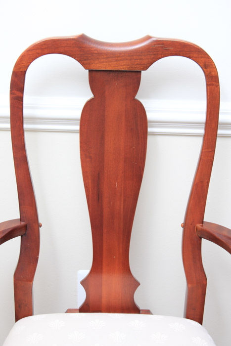 Set of Queen Anne Style Dining Chairs