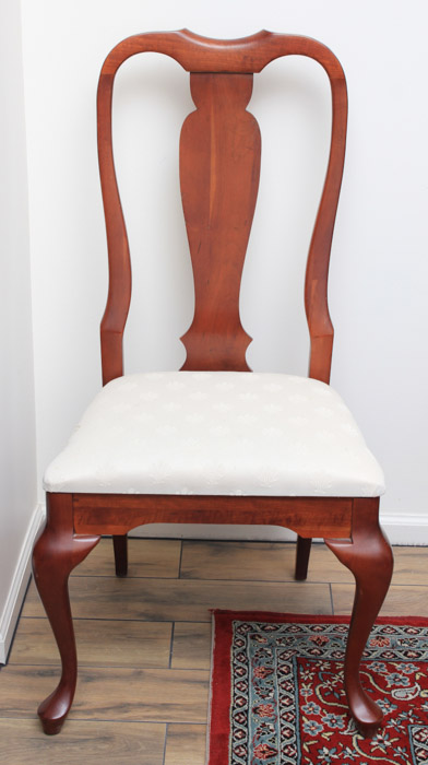 Set of Queen Anne Style Dining Chairs