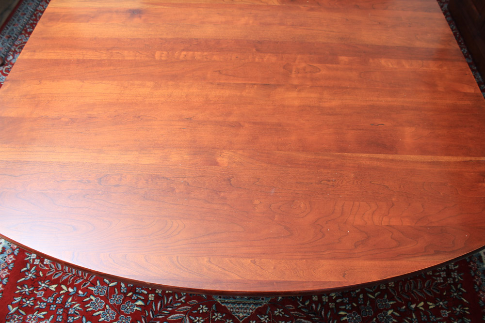 Mahogany Twin-Pedestal Dining Table