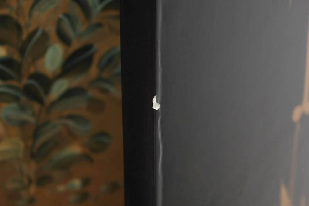 Japanese Painted Folding Screen