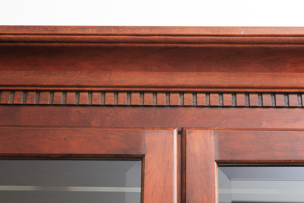 Colonial Style Cherry China Cabinet