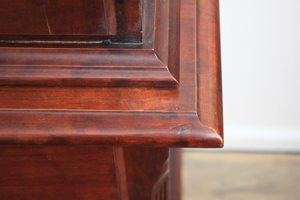 Colonial Style Cherry China Cabinet
