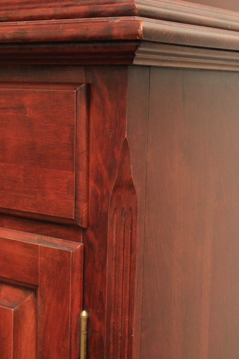 Colonial Style Cherry China Cabinet