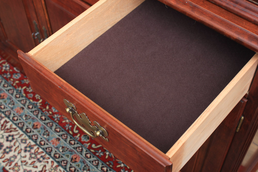 Colonial Style Cherry China Cabinet