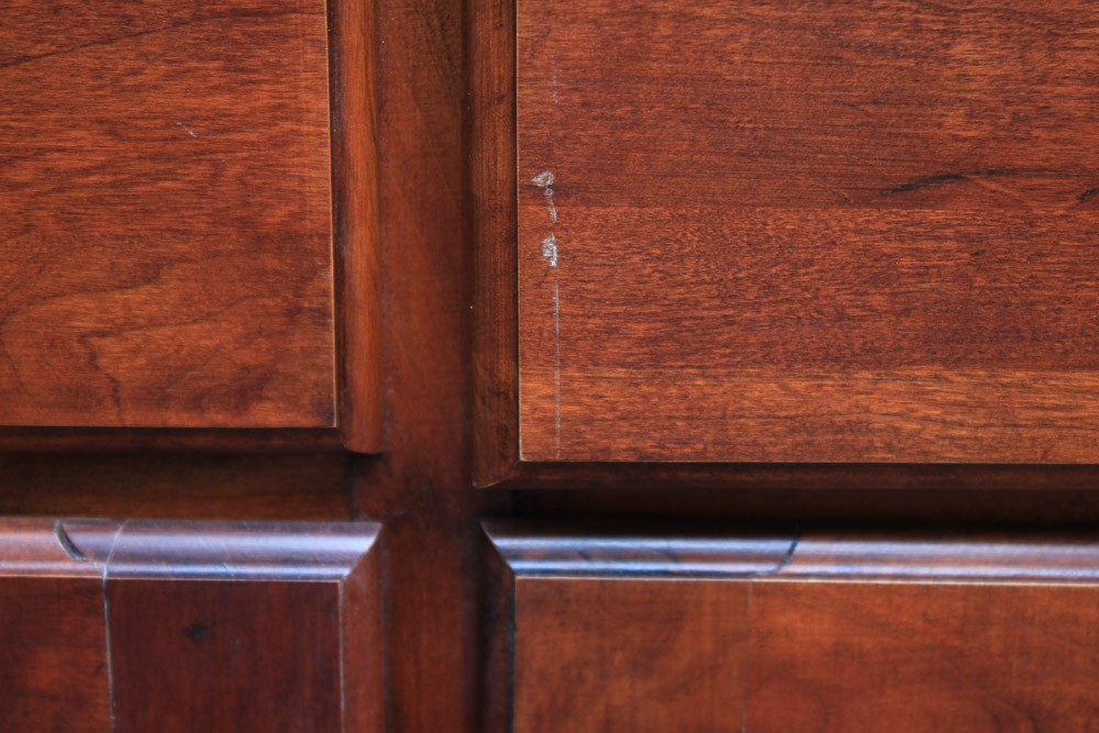 Colonial Style Cherry China Cabinet