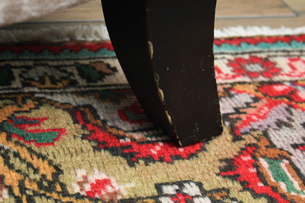 Pair of Damask Velvet Upholstered Lounge Chairs