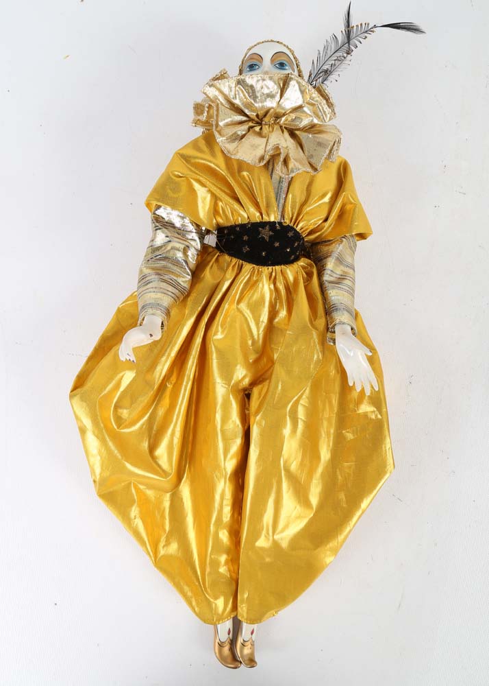 Vintage Porcelain Harlequin Dolls