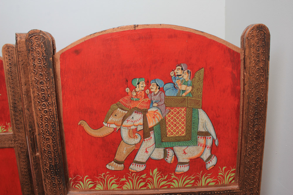 Indian Painted Folding Screen