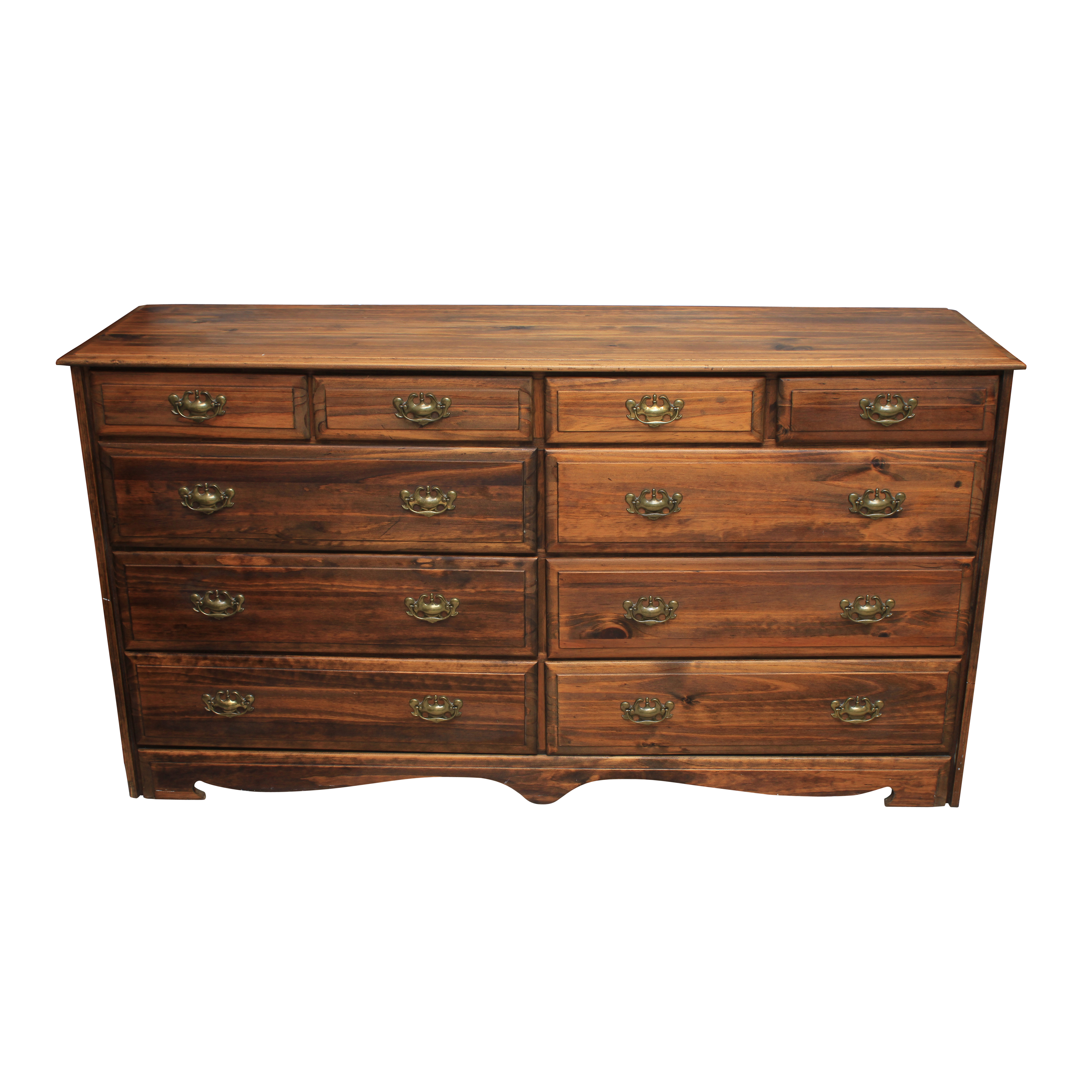 Colonial Style Pine Chest of Drawers