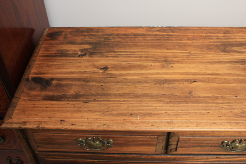 Colonial Style Pine Chest of Drawers