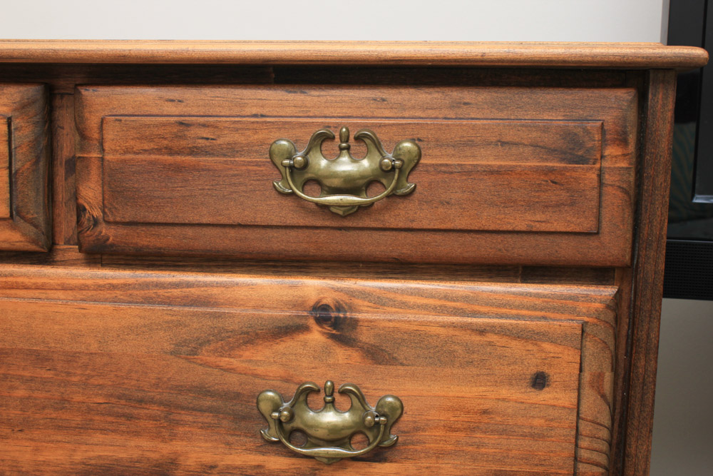 Colonial Style Pine Chest of Drawers