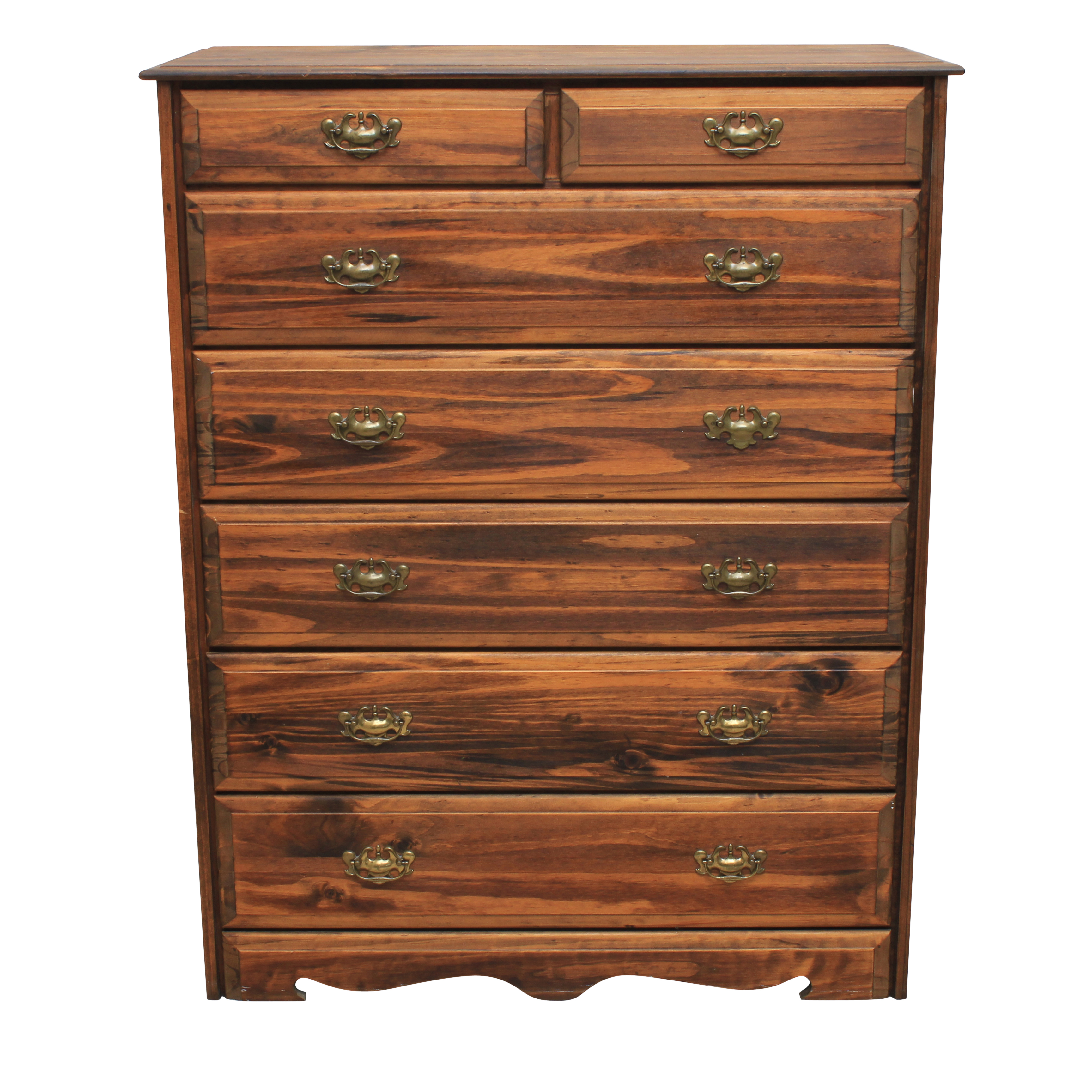 Colonial Style Pine Chest of Drawers