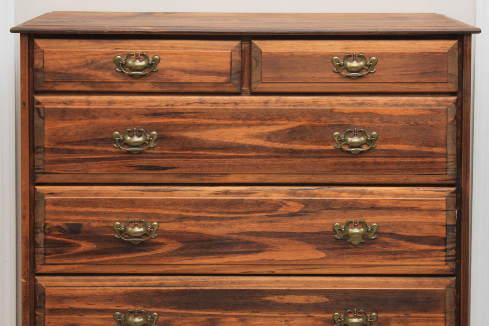 Colonial Style Pine Chest of Drawers