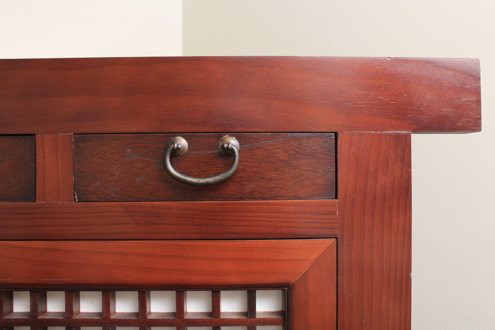 Asian Style Entertainment Cabinet