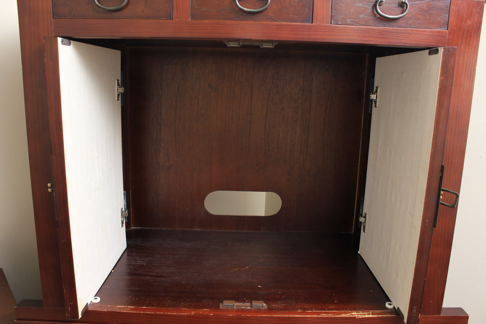 Asian Style Entertainment Cabinet