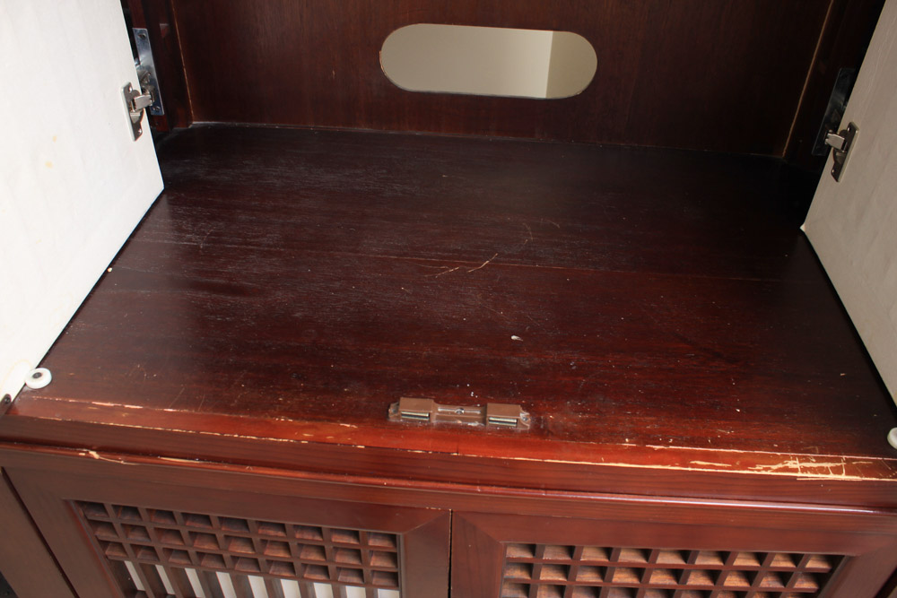 Asian Style Entertainment Cabinet