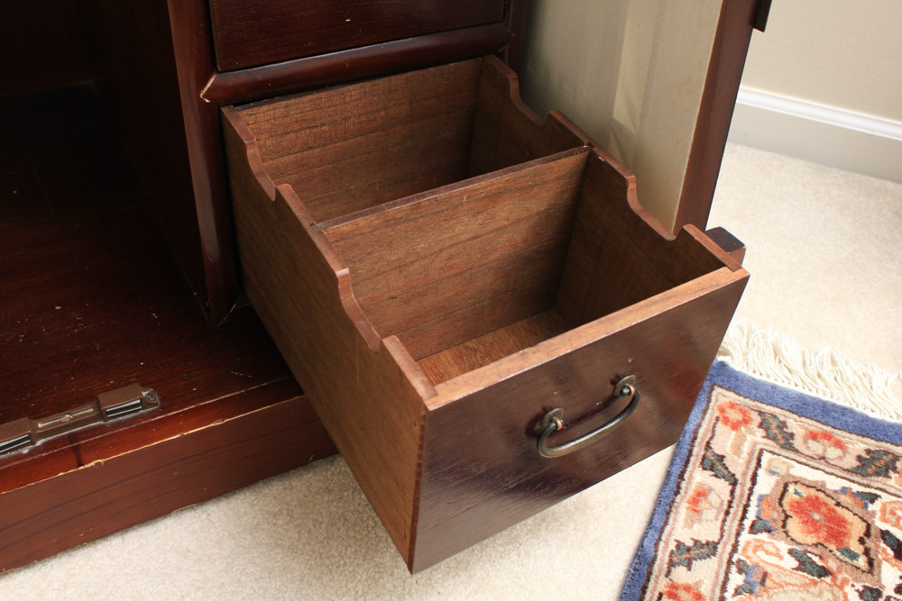 Asian Style Entertainment Cabinet