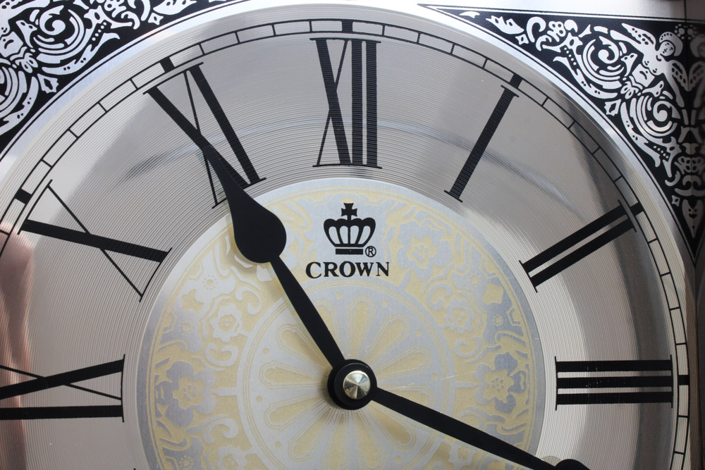 Crown Tempus Fugit Grandfather Clock