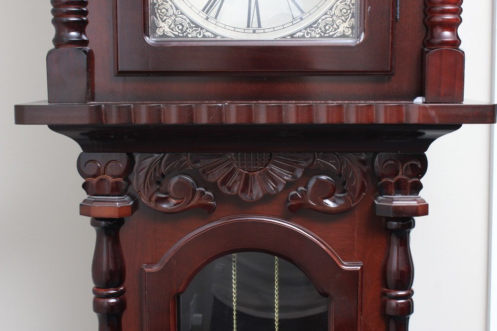 Crown Tempus Fugit Grandfather Clock