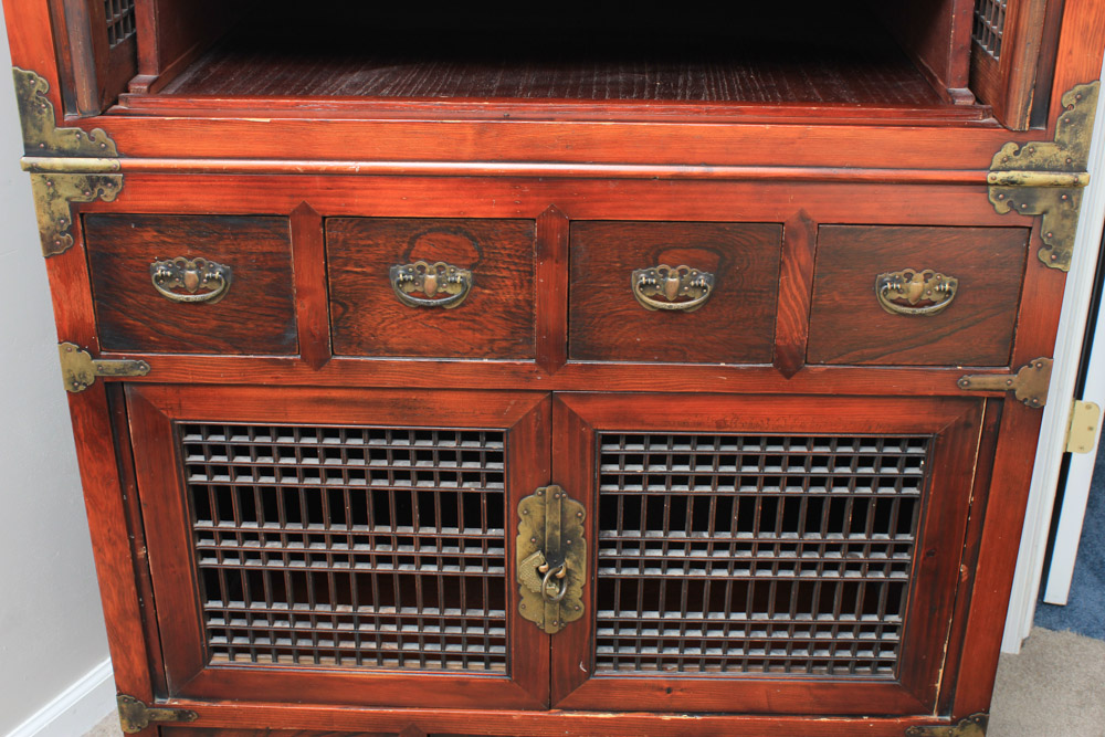 Asian Style Entertainment Cabinet