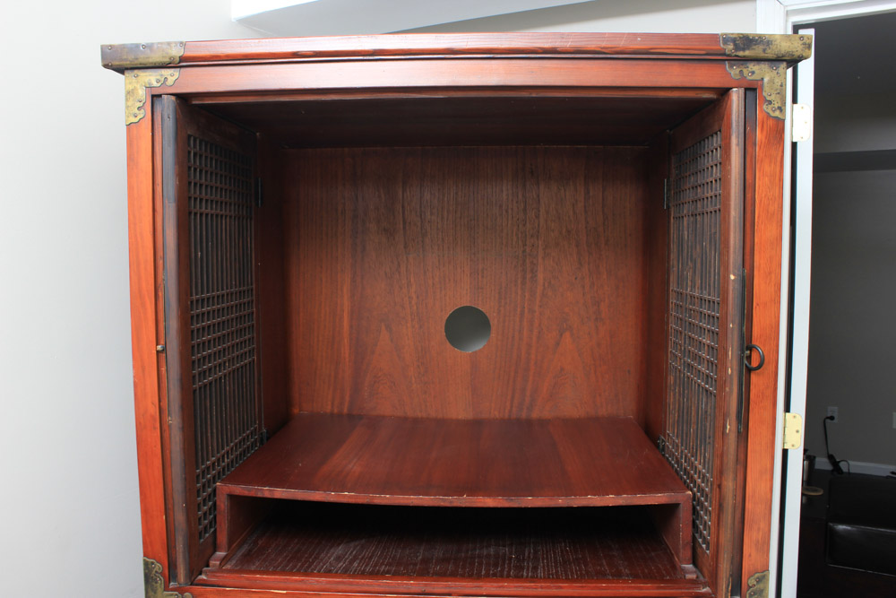 Asian Style Entertainment Cabinet