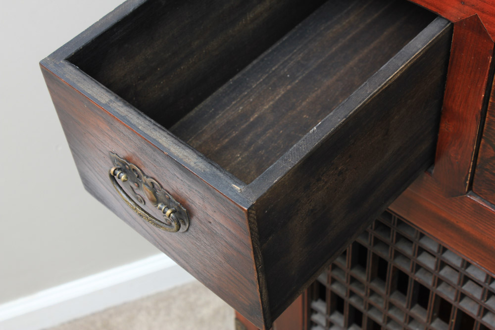 Asian Style Entertainment Cabinet