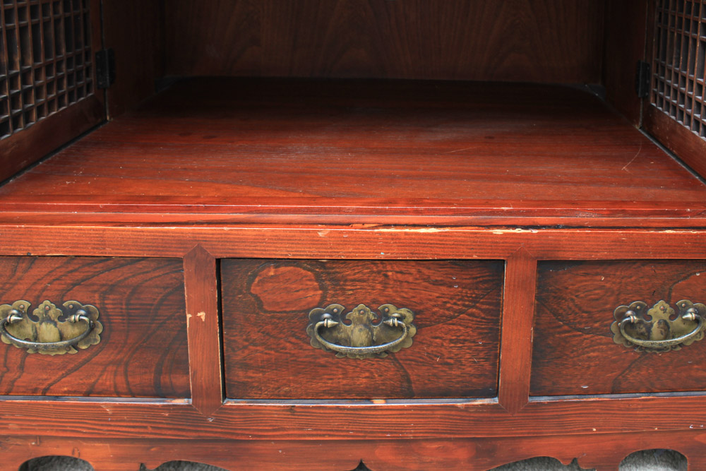 Asian Style Entertainment Cabinet