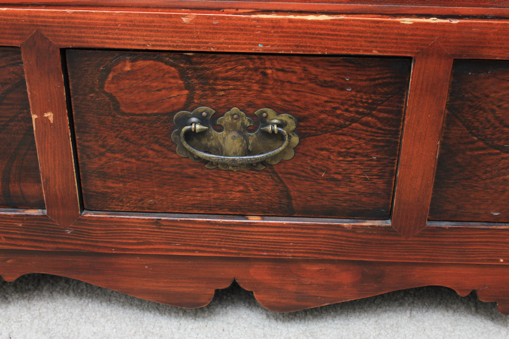 Asian Style Entertainment Cabinet