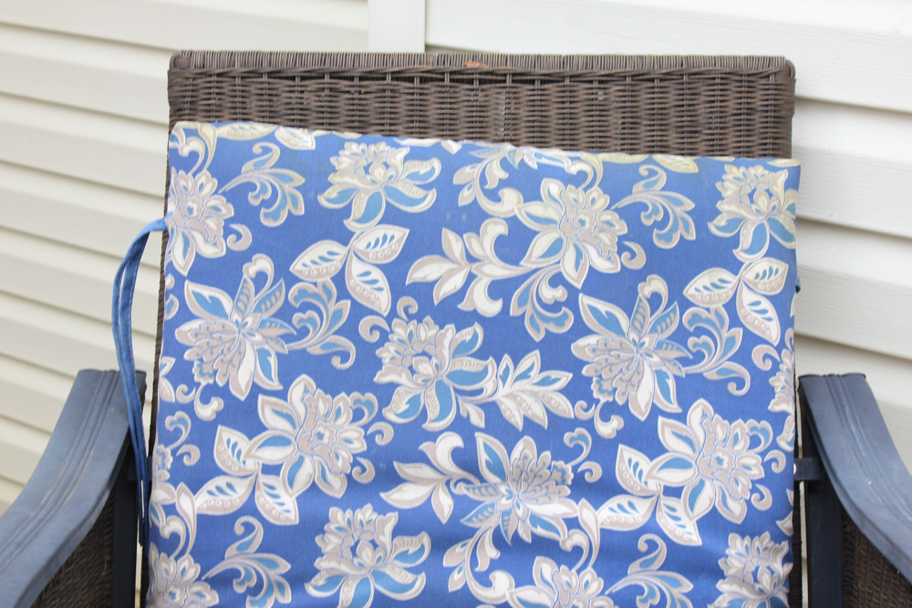 Pair of Outdoor Synthetic Wicker Rocking Chairs