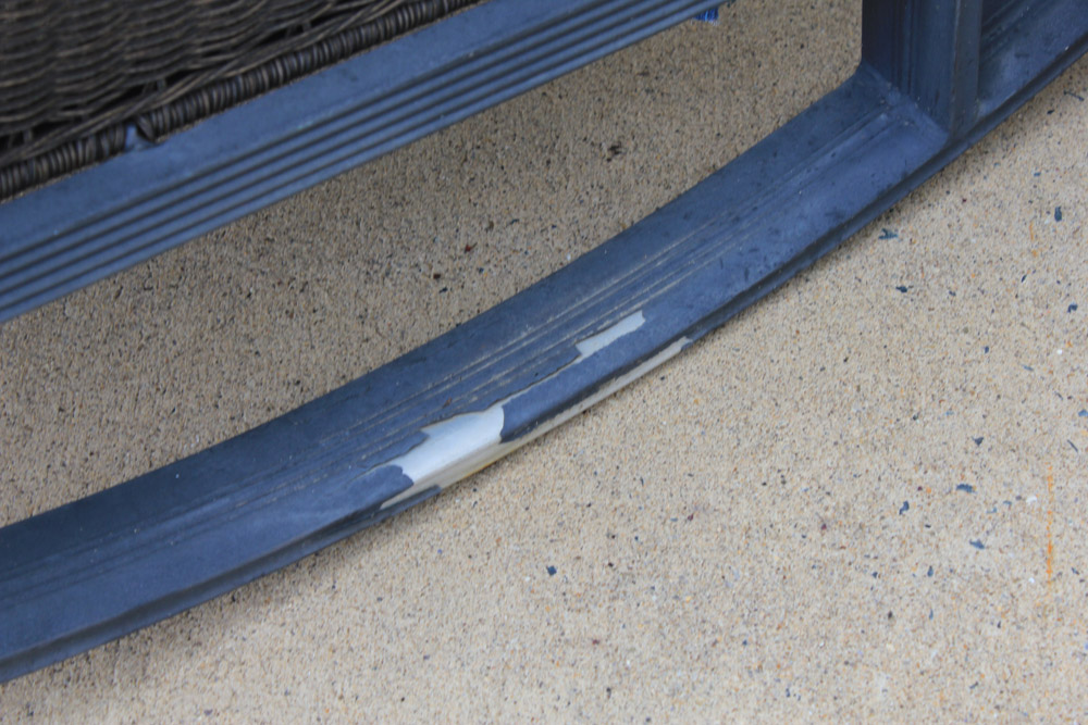 Pair of Outdoor Synthetic Wicker Rocking Chairs