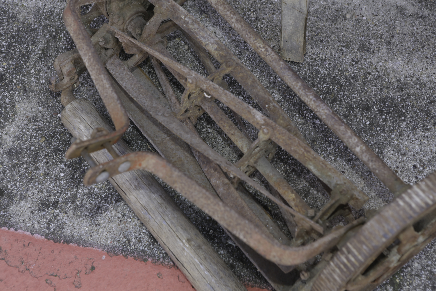 Vintage Reel Style Push Mowers Including P.Q.